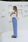Häll Störe / Bobbi Pant - Cobalt Gingham