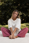 Häll Störe / Bobbi Pant - Merlot Gingham