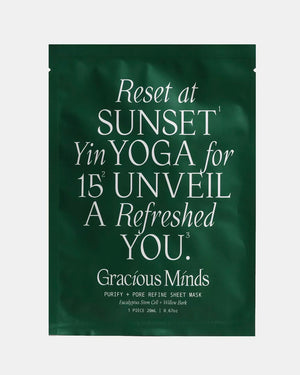 Gracious Minds // Purifying face Sheet mask
