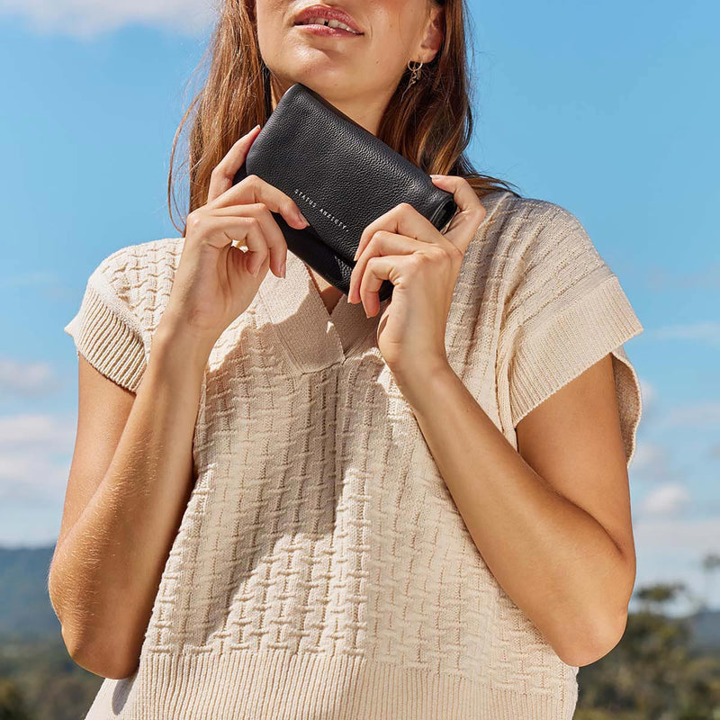 Status Anxiety // Impermanent Wallet - Black