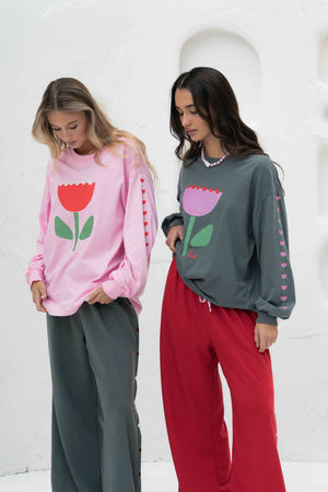 Häll Störe / Bloom Long Sleeve - Pink