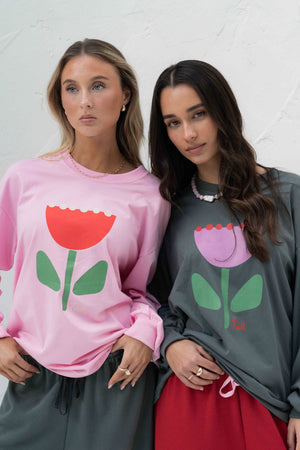 Häll Störe / Bloom Long Sleeve - Pink