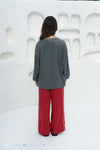 Häll Störe / Bloom Long Sleeve - Charcoal