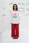 Häll Störe / Bloom Long Sleeve - White