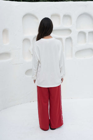 Häll Störe / Bloom Long Sleeve - White