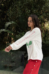 Häll Störe / Bloom Long Sleeve - White