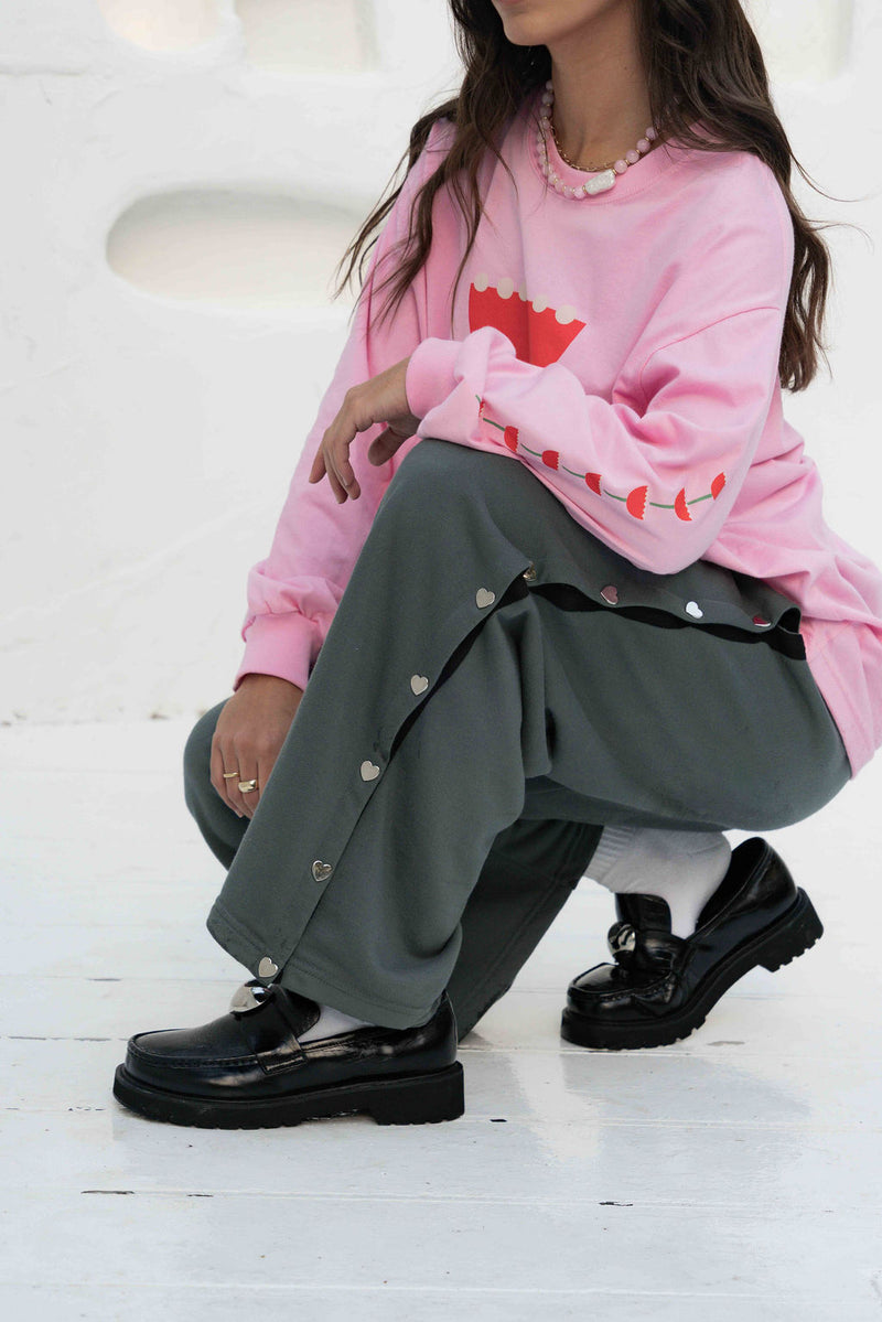 Häll Störe / Bobbi Pant Heart Snap - Storm