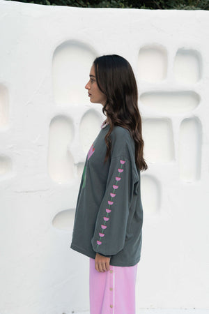 Häll Störe / Bobbi Pant Heart Snap - Musk