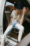 Far Mer / Lace Raglan Tee Blood& Bones