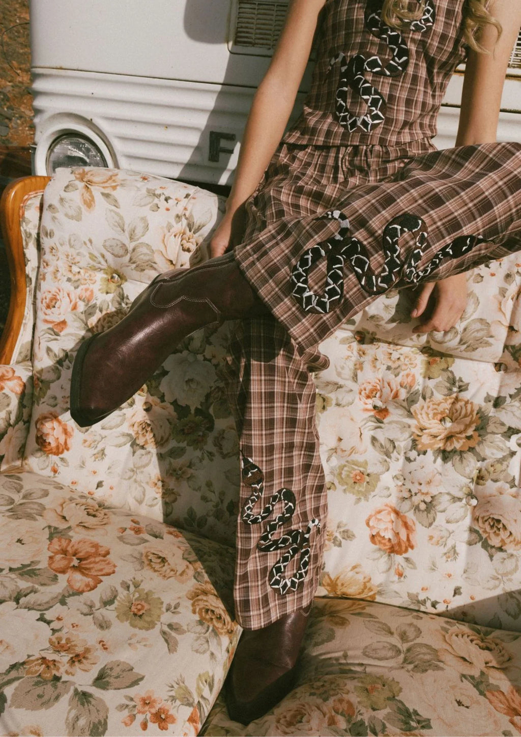 Far Mer / Rattlesnake Plaid Pant