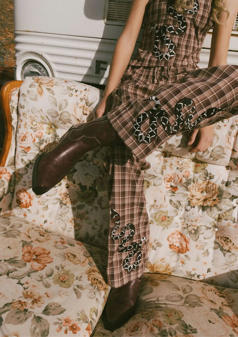 Far Mer / Rattlesnake Plaid Pant