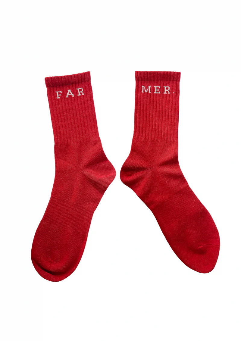 Far Mer - Boot Socks - Red