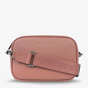 Status Anxiety // Plunder Bag With Webbed Strap - Dusty Rose