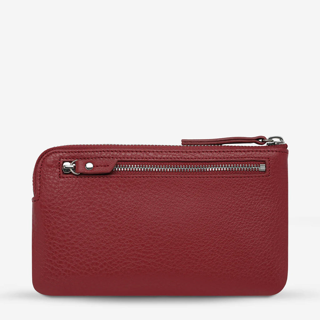 Status Anxiety / Smoke and Mirrors Wallet - Rouge