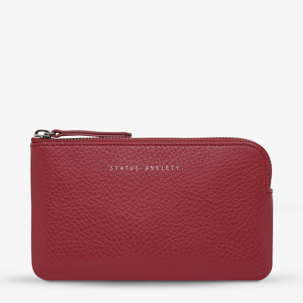 Status Anxiety / Smoke and Mirrors Wallet - Rouge